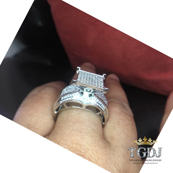 Genuine Sterling Silver Diamond Ring - 0.30 Ct - Picture 5 of 6